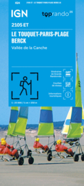 Wandelkaart Le Touquet-Paris-Plage, Berck, Étaples | Pays de Calais | IGN 2105 ET- IGN 2105ET | ISBN 9782758557036