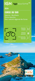 Wegenkaart - Fietskaart D2A Corse-du-Sud - Ajaccio Bonifacio Porto-Vecchio | IGN | 1:100.000 | ISBN 9782758553281