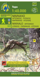 Wandelkaart Mt. Menalo / Mainalo - Peloponnesos | Anavasi 8.5 | 1:40.000 | ISBN 9789608195660