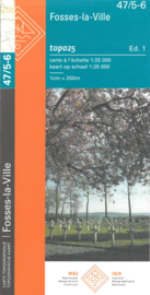 Topografische kaart Belgie NGI 47 / 5-6 Fosses Le Ville | 1:25.000 | ISBN 9789462353732