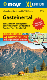 Wandelkaart Gasteiner Tal XL | Walter Mayr 579 | 1:25.000 | ISBN 9783991218432