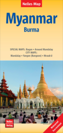 Wegenkaart Myanmar | Nelles Verlag | ISBN 9783865745033