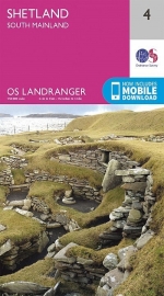 Wandelkaart Shetland, South Mainland | Ordnance Survey 4 | ISBN 9780319261026