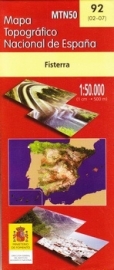Wandelkaart - Topografische kaart Fisterra | 1:50.000 | CNIG 92 | ISBN 8423434009203