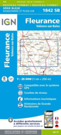 Topo-, wandelkaart Fleurance / Valence-sur-Baïse |  IGN 1842SB | ISBN 9782758539025