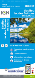 Wandelkaart  Saulieu, Liernais, Lucenay-l`Eveque | PN Morvan | IGN 2823ET - IGN 2823 ET | ISBN 9782758552178