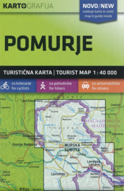 Wandelkaart Pomurje - Slovenië | KartoGrafija | 1:40.000 | ISBN 3830048522533