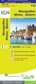 Wegenkaart - fietskaart Montpellier - Nimes | IGN 170 | ISBN 9782758547785