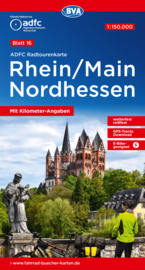 Fietskaart Rhein / Main Nordhessen nr. 16 | ADFC | 1:150.000 | ISBN 9783969902288