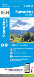 Wandelkaart Samoens, Haut-Giffre, Flaine, Chamonix, les Dents Blanches | Mont Blanc gebied | IGN 3530ET - IGN 3530 ET | ISBN 9782758553526