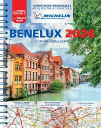 Wegenatlas Benelux 2024 | Michelin | 1:150.000 | ISBN 9782067262805