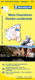 Wegen- en Fietskaart West Vlaanderen | Michelin | 1:150.000 | ISBN 9782067185289