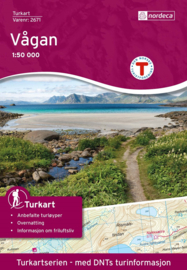 Wandelkaart Vagan - Lofoten 2671 | 1:50.000 | ISBN 7046660026717