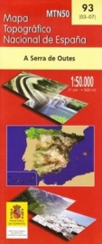 Wandelkaart - Topografische kaart A Serra de Outes | 1:50.000 | CNIG 93 | ISBN 9788498104875