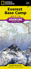 Wandelkaart Everest Base Camp (3001) | National Geographic | 1:50.000 | ISBN 9781566955195