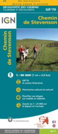 Wandelkaart The Stevenson Trail-  GR 70  | IGN | 1:100.000 | ISBN  9782758552536