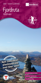Wandelkaart Fjordruta 2607 | Nordeca | 1:100.000 | ISBN 7046660026076