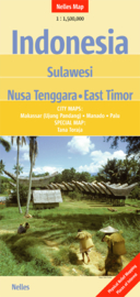 Wegenkaart Sulawesi, Kleine Sunda Eilanden (Flores, Sumbawa, Sumba) & Oost Timor | Nelles | 1:1,5 miljoen | ISBN 9783865742841