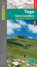 Wandelkaart Taga - Serra Cavallera - Sant Amand - Puig Sestela | Editorial Alpina | 1:25.000 | ISBN 9788480909853