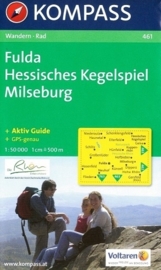 Wandelkaart Fulda-Hessische Kegelspiel-Milseburg | Kompass 461 | ISBN 9783850261838