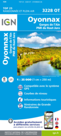 Wandelkaart Oyonnax, Gorges de l`Ain | Jura | IGN 3228 OT - IGN 3228OT  | ISBN 9782758545538