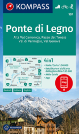 Wandelkaart Ponte di Legno | Kompass 107 | 1:50.000 | ISBN 9783990449332