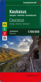 Wegenkaart Kaukasus, Georgie, Armenie, Azerbeidzjan | Freytag & Berndt | 1:700.000 | ISBN 9783707909739