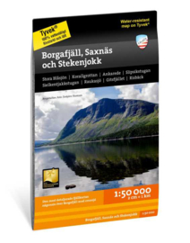 Wandelkaart  Borgafjäll, Saxnäs och Stekenjokk | Calazo | 1:50.000 | ISBN 9789188779984