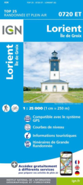 Wandelkaart 0720ET - 0720 ET Lorient - Ile de Groix | Bretagne | ISBN 9782758551744