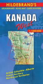 Wegenkaart  Canada West | 1:1,5 miljoen | Hildebrand | ISBN 9783889892782