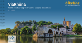 Fietsgids ViaRhona - 700 km. | Bikeline | ISBN 9783711103260