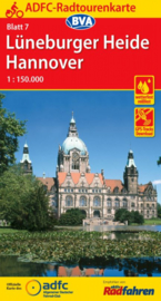 Fietskaart Lüneburger Heide - Hannover nr. 7 | ADFC Radtourenkarte | 1:150.000 | ISBN 9783870737702