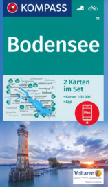 Wandelkaart Bodensee | Kompass 11 | 1:35.000 | ISBN 9783990443262