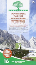 Wandelkaart Val Vermenagna, Valle Pesio, Alta Valle Ellero, Parco Naturale Del Marguareis| Fraternali editore 16 | 1:25.000 | ISBN 9788897465140
