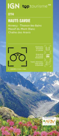 Wegenkaart - Fietskaart Haute-Savoie - Annecy Thonon-| les-Bains Massif Mont-Blanc | IGN D74 | 1:100.000 | ISBN 9782758553144