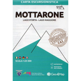 Wandelkaart Val Mottarone | Geo4Map kaart 117 | 1:25.000 | ISBN 97891281223493
