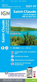 Wandelkaart St.Claude, Lac de Vouglans | Jura | IGN 3327 OT - IGN 3327OT | ISBN 9782758546665