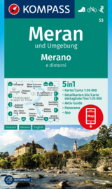 Wandelkaart Merano | Kompass 53 | 1:50.000 | ISBN 9783991541943