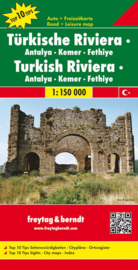 Wegenkaart Turkse Riviera | Freytag & Berndt - Antalya - Kemer - Fethiye | 1:150.000 | ISBN 9783707903300