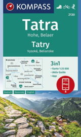 Wandelkaart Slowakije - Hohe Tatra | Kompass 2130 | Hoge Tatra-Vysoke Tatry - 1:25.000 | ISBN 9783990446454