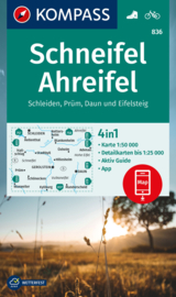 Wandelkaart Schneifel , Ahreifel  | Kompass 836 | 1:50.000 | ISBN 9783991215066