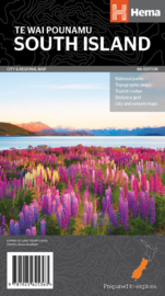 Wegenkaart Nieuw Zeeland Zuid - Zuidereiland | 1:1 miljoen | HEMA Maps | ISBN 9781925625363