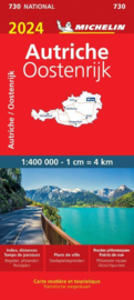 Wegenkaart Oostenrijk 2024 | Michelin |  1:400.000 | ISBN 9782067262928