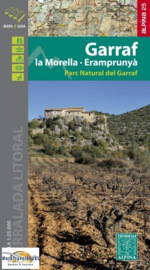 Wandelkaart Parc Naturel Massif de Garraf (noordoost Spanje) | Editorial Alpina | 1:25.000 | ISBN 9788480906937