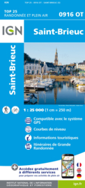 Wandelkaart 0916OT - 0916 OT St.-Brieuc, Plouha, St-Quay-Portrieux, Binic, Pordic, Plérin | Bretagne | ISBN 9782758551461