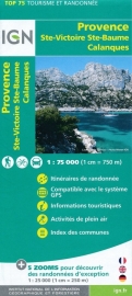 Wandelkaart - Fietskaart Provence - Ste-Victoire - Ste-Baume - Calanques  | IGN nr. 35 | 1:75.000 | ISBN 9782758531531