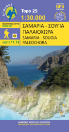 Wandelkaart Samaria - Soughia - Kreta | 1:25.000 | Anavasi 11.13 | ISBN 9789608195851