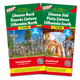 Wegenkaart - Fietskaart Litouwen Zuid en Noord | 1:150.000 | ISBN 9783707917741