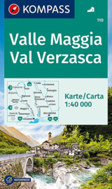 Wandelkaart Valle Maggia - Val Verzasca | Kompass 110 | 1:40.000 | ISBN 9783850269100