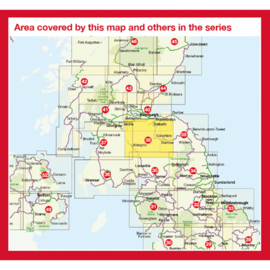 Fietskaart Lanarkshire & The Scottish Borders | Cycle map 38 - Sustrans | 1:110.000 | ISBN 9781910845097